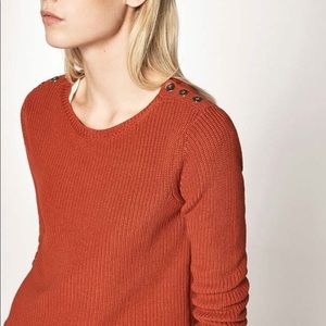 Massimo Dutti Orange Sweater